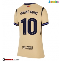 Ženske Nogometnih dresov Barcelona Lamine Yamal #10 Gostujoči 2025-26 Kratki rokavi